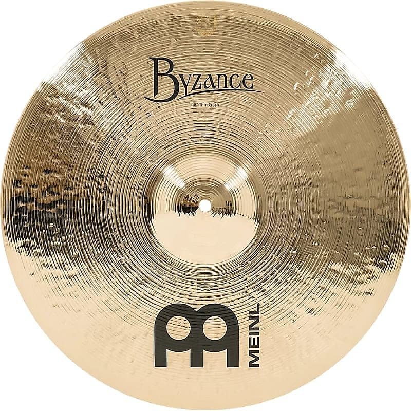 Meinl Byzance Brilliant B18TC-B Platillo crash fino de 18"